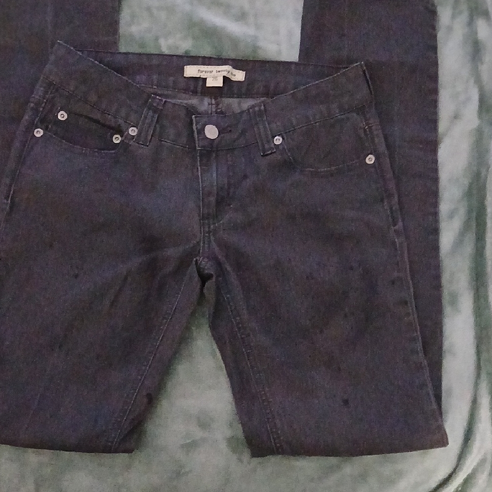 Forever 21 Women's Dark Gray Skinny Jeans